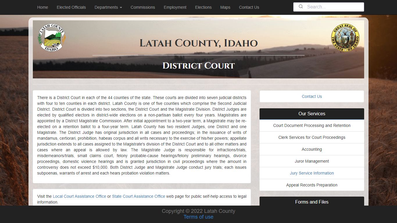 District Court - Latah County