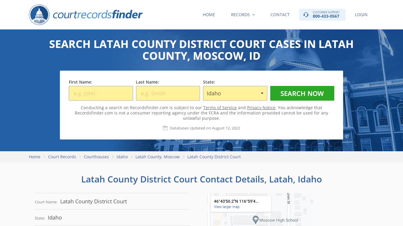 Latah County District Court Case Search - Latah County, ID ...